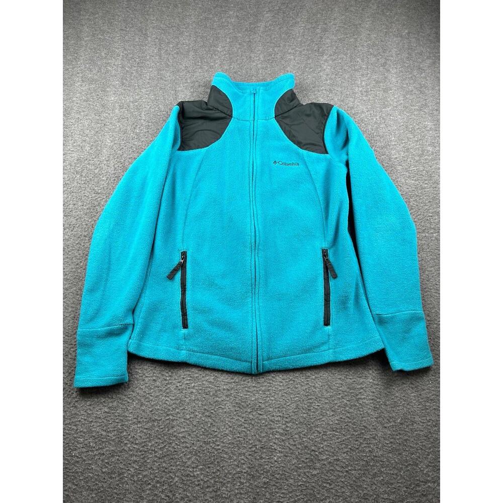 Columbia Women's Fleece Jacket Blue Size‎ Large